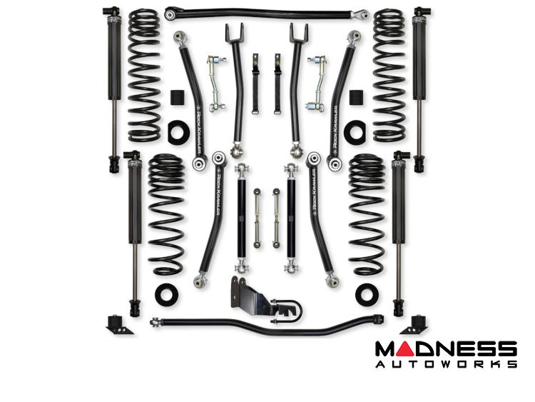 Jeep Wrangler JL Lift Kit - Rock Krawler - X Factor - 4XE - Stage 1 - 2021+ Jeep Wrangler JL Lift Kit - Rock Krawler - X Factor - 4XE - Stage 1 - 2021+